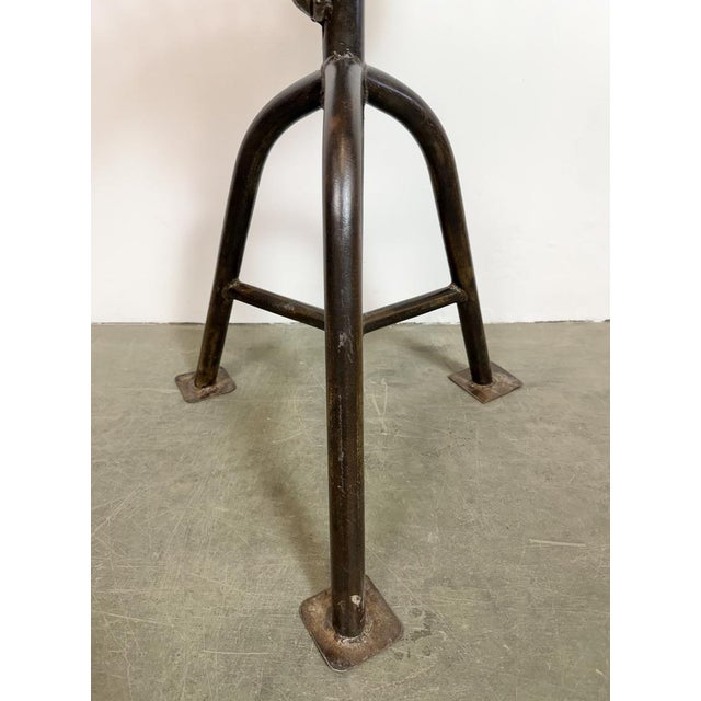 Vintage Industrial Swivel Chair, 1950s For Sale - Image 4 of 18