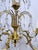 1930s 1930's Ornate Bronze Chandelier With Crystal Pendant For Sale - Image 5 of 12
