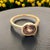 Traditional Natural Zircon Diamond Ring Size 6.5 14k Y Gold 3.52 TCW Certified For Sale - Image 3 of 18