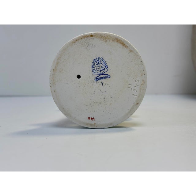 Yellow Vintage Herend Porcelain Figurine of Hungarian Female Folk Dancer For Sale - Image 8 of 8