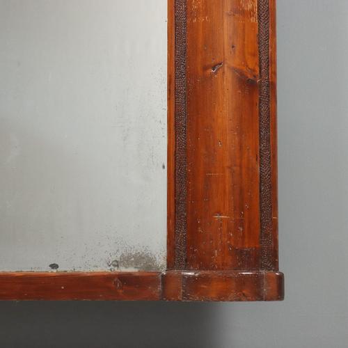Brown Poplar and Fir Countertop Mirror For Sale - Image 8 of 12