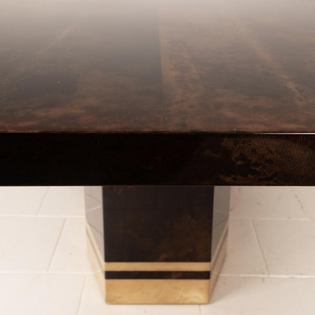 Model 2007D Dining Table by Nucci Valsecchi for Aldo Tura, 1970 For Sale - Image 16 of 18