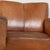 Mid Century Modern Pair of Large Cognac Leather Club Chairs For Sale - Image 4 of 17