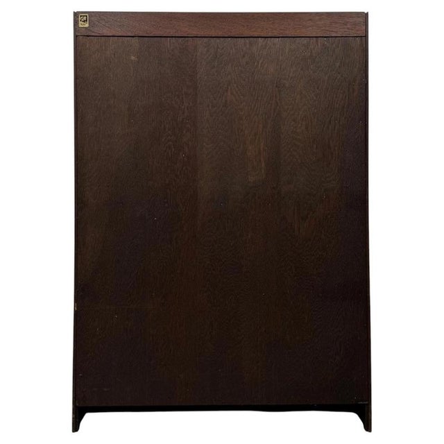 Gold 20th Century Edwardian English Oak Open Bookcase, 1890s For Sale - Image 8 of 12