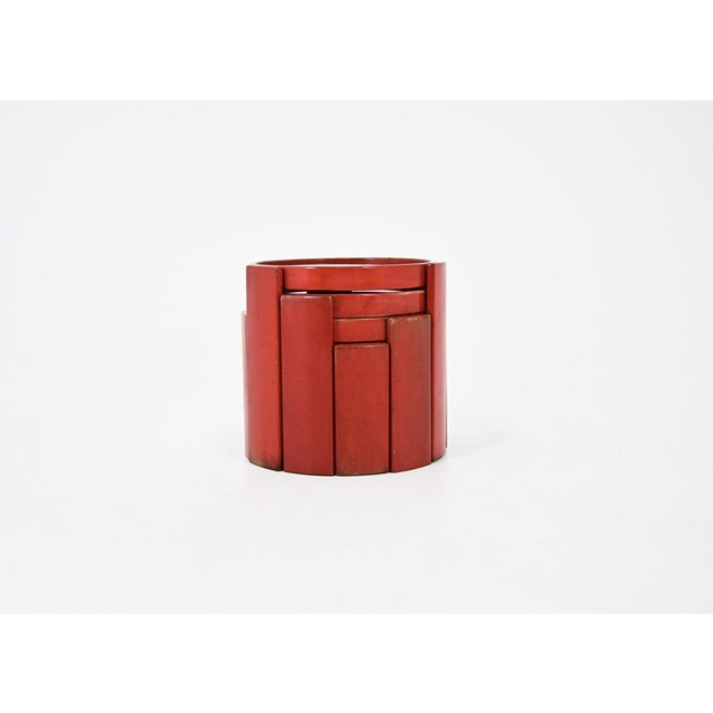 Model 780 Nesting Tables by Gianfranco Frattini for Cassina, 1960s, Set of 4 For Sale - Image 14 of 14