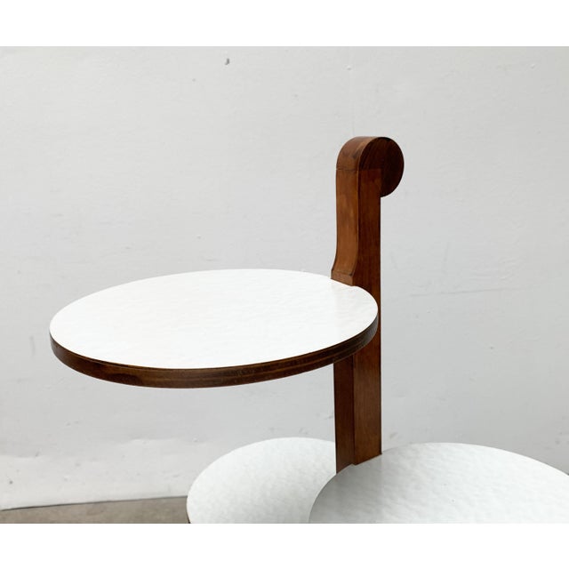 Mid-Century Wood Plant Stand in the style of André Groult, 1960s For Sale - Image 17 of 18