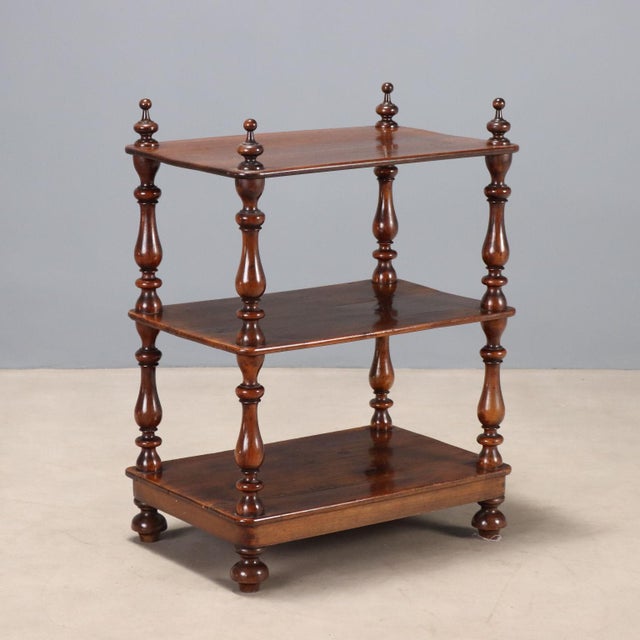 19th Century Brown Walnut Shelf For Sale - Image 8 of 8
