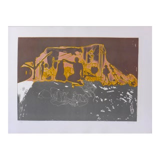 Jardin de Noche Etching and Aquatint by Jorge Castillo, 1975 For Sale