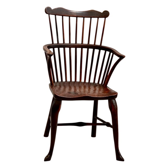 Typical of Windsor Chairs Made around High Wycombe in Buckinghamshire in the late 18th century. Made of Ash and Cherrywood...