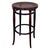 Victorian bent oak & cane bar stool by Thonet an elegant, sculptural frame crafted from warm-toned bentwood with striking...