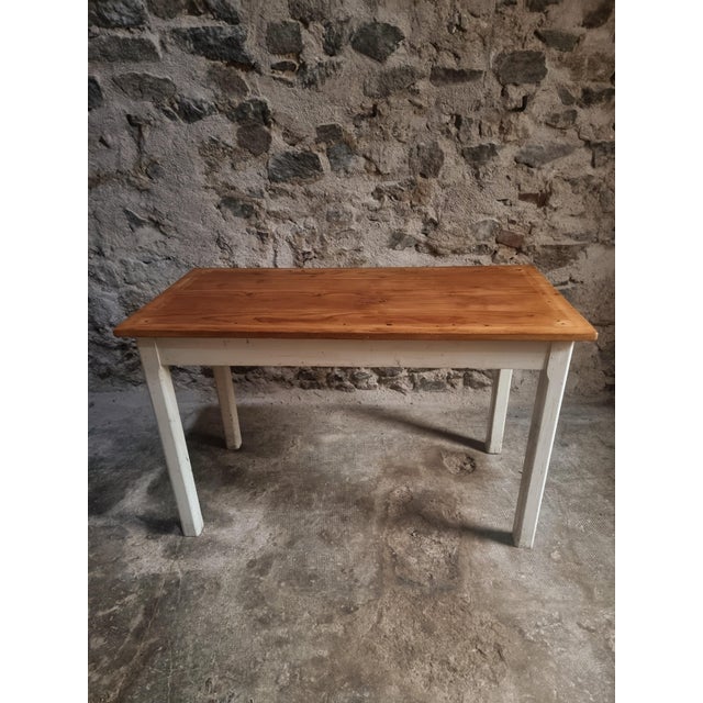 Vintage French Farmhouse Table, 1950s For Sale - Image 14 of 15