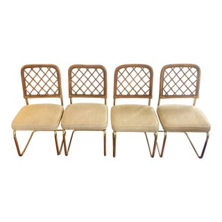 Vintage Used Ficks Reed Accent Chairs Chairish