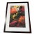Large Phyllis Rose Framed Flowers Art Original Numbered 30/75 J.Pocker Frame For Sale