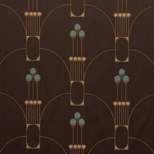 Schumacher SAMPLE - Schumacher Swanson Scallop Fabric In Carbon For Sale - Image 4 of 4