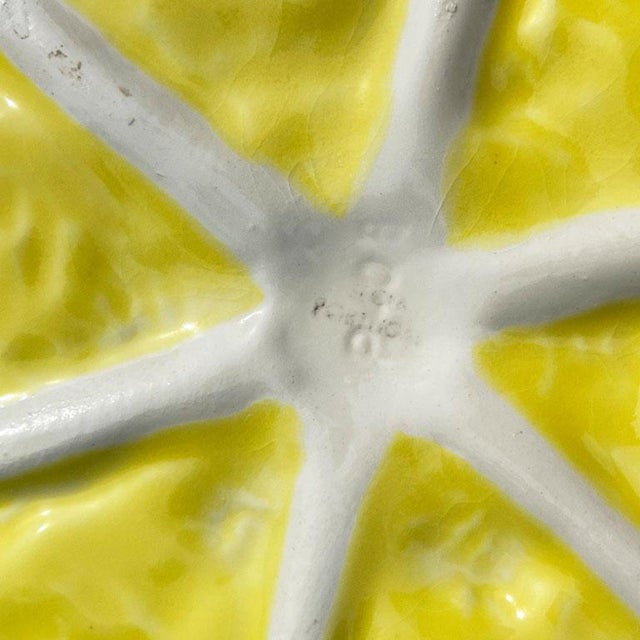 Ceramic Mid 20th Century Large Yellow Ceramic Cabbageware or Lettuceware Tureen with Lid and Ladle For Sale - Image 7 of 7