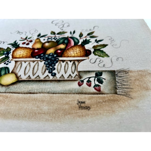 Mid Century Jane Henry Framed Theorem Painting For Sale - Image 13 of 17