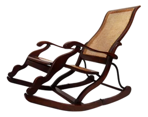 Folding Rocking Chair, 19th Century