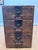 Wood Early 20th Century Meiji Period Japanese Ko-Tansu Three-Drawer Merchant Chest With Hand-Forged Iron Hardware For Sale - Image 7 of 10