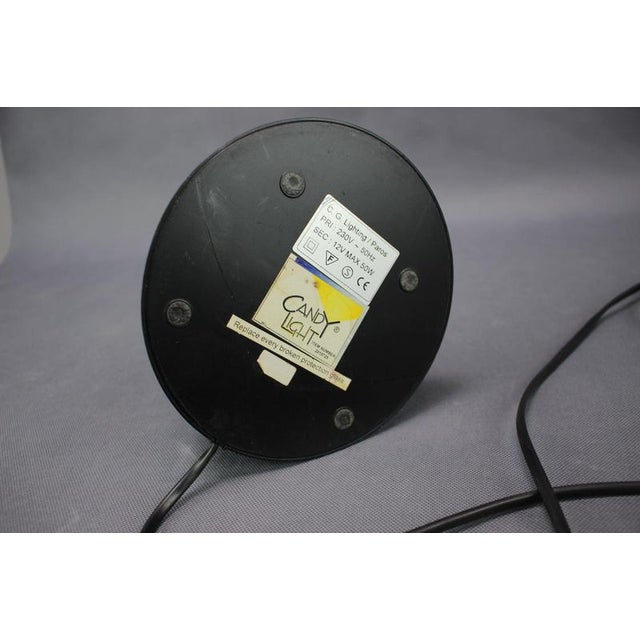 Italian Candy Light Adjustable Black Table Lamp, 1990s For Sale - Image 10 of 14