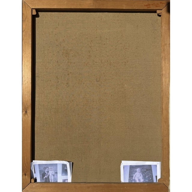 Piet Hein Eek Heinrich Pforr, Nude Boy – Mother Erna with Son Walter, Oil Painting on Canvas For Sale - Image 4 of 13