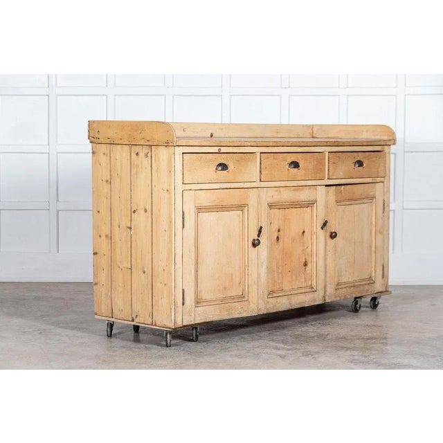 19th Century Scottish Pine Dresser Base, 1870s For Sale - Image 3 of 12