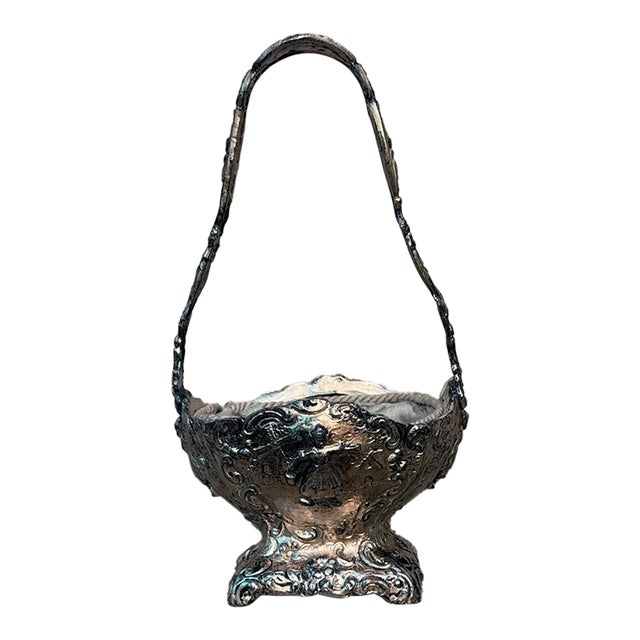 Rare Antique Weidlich Brothers Jewelry Casket With Silk Interior & Twisted Cord For Sale