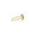 Unique 18k Gold Tapered Baguette Emerald Ring for Bride Size 6.5 For Sale In New York - Image 6 of 13