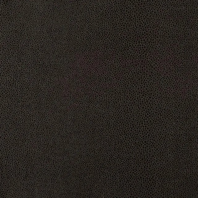 Sample - Schumacher Gloss Shagreen Fabric in Bark For Sale