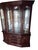 1990s 1990s Thomasville Collectors Cherry China Cabinet Breakfront Hutch Curio Chippendale For Sale - Image 5 of 13