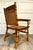 Vintage Bamboo, Rattan & Wood Lounge Chairs With Ottoman, Set of 3 For Sale - Image 10 of 18