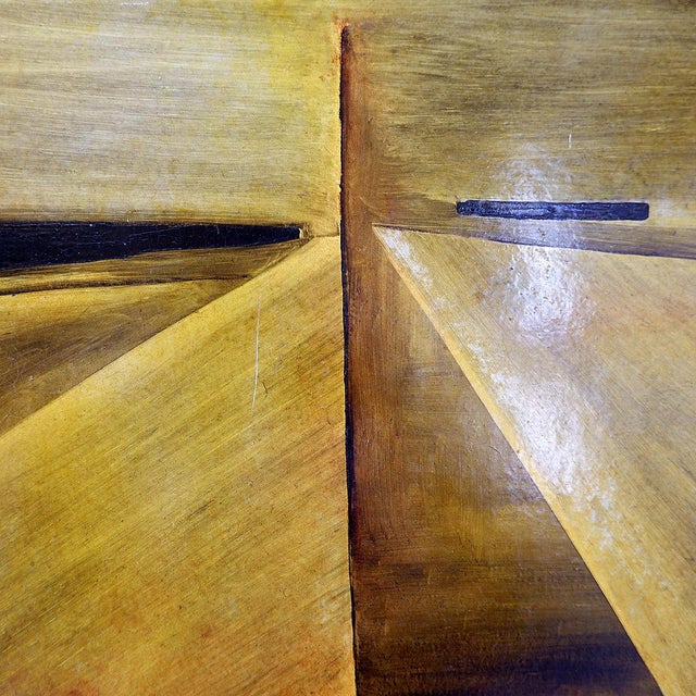 Abstract Composition, 1990s, Oil on Panel For Sale - Image 10 of 13