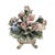 VTG Nuova Capodimonte Porcelain Floral Centerpiece Basket Italy Signed 9.5 In For Sale In San Francisco - Image 6 of 11