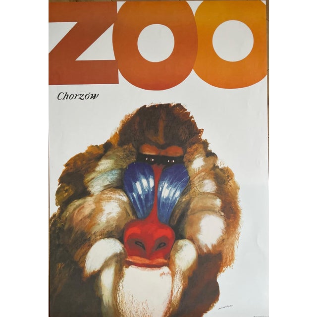 Official limited edition reprint of the iconic ZOO poster (1968) by M.Mosinski (1936–1998), part of the celebrated Polish...