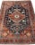 NW Bakshayesh Rug in Navy, Clay, Terracotta 5 x 7 For Sale In Milwaukee - Image 6 of 13