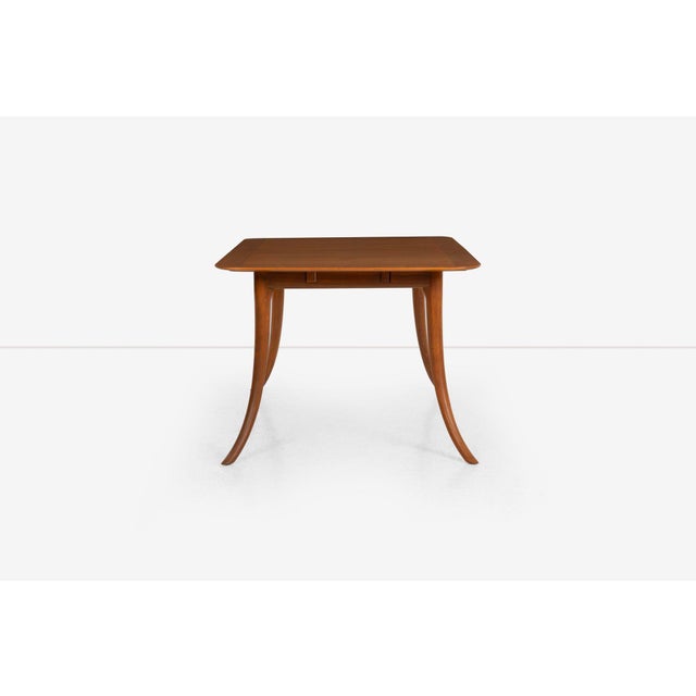 1950s t.h. Robsjohn Gibbings Saber Leg Dining Table For Sale - Image 9 of 12