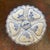 Vintage German Blue and White Porcelain Oyster Plate This antique oyster plate is crafted from porcelain by Weimar in...