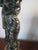1940 Art Nouveau Bronze and Brass Figural Statue Table Lamp With Shade For Sale In Chicago - Image 6 of 12