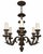 Elegant and richly detailed, this pair of French 19th century bronze chandeliers embodies the timeless sophistication of...