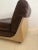Brown Armchair in Fiberglass Shell For Sale - Image 5 of 9
