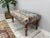 Cerulean Boho Chic Rug Print Fabric Upholstered Piano Bench For Sale - Image 8 of 10