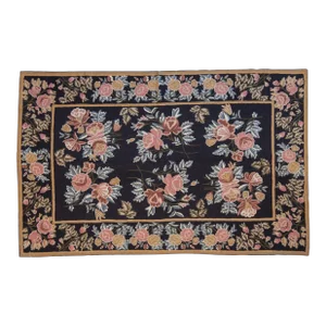 Vintage Chainstitch Rug - 3'11" X 6'1"