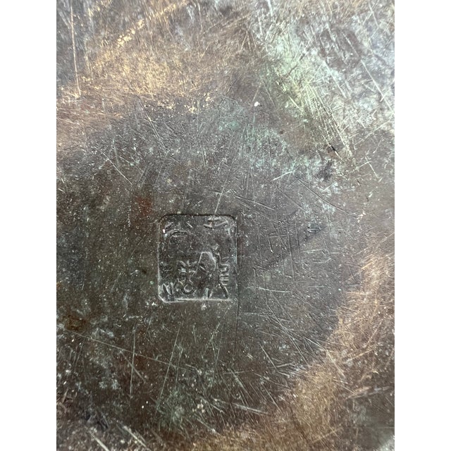 Japanese 1970s Japanese Showa Period Bronze Planter For Sale - Image 3 of 7