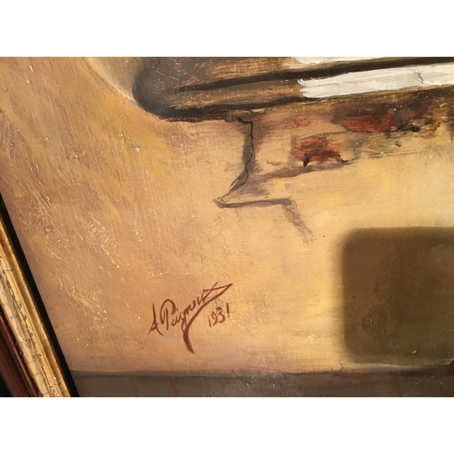 Religious Scene, 1931, Oil Painting on Board, Framed For Sale - Image 15 of 18