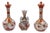 Antique Japanese Kutani Vases, 19th Century, Set of 3 For Sale