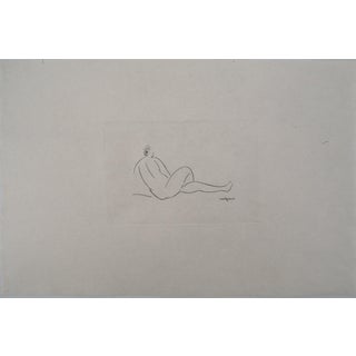 Amedeo Modigliani, Woman Reclining on Her Back, Engraving For Sale