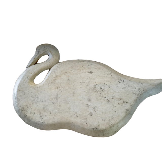 Late 20th Century Indonesian Folk Art Multicolor Hand-Painted Wood Duck Tray For Sale In Washington DC - Image 6 of 6