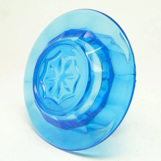 Art Deco Butter Bowl by Niemen Glassworks, Poland, 1930s For Sale - Image 3 of 8