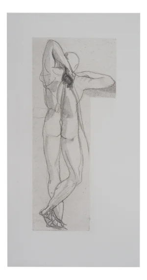 After Auguste Rodin, Shadow of a Warrior, Engraving