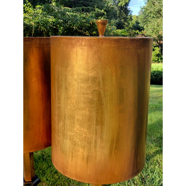 Copper 1960s Oversized Rembrandt Reflector Lamps With Metallic Copper Shades For Sale - Image 8 of 15