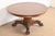 Victorian George C. Flint Co. Antique Victorian Oak Split Pedestal Extension Dining Table With Carved Paw Feet, Newly Refinished For Sale - Image 3 of 12